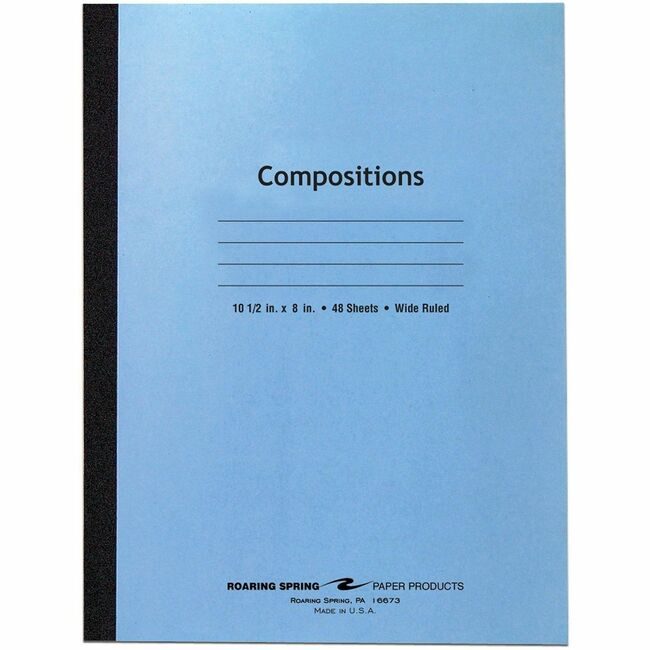 Roaring Spring Paper Products Book Composition Wide Be ROA77501CT