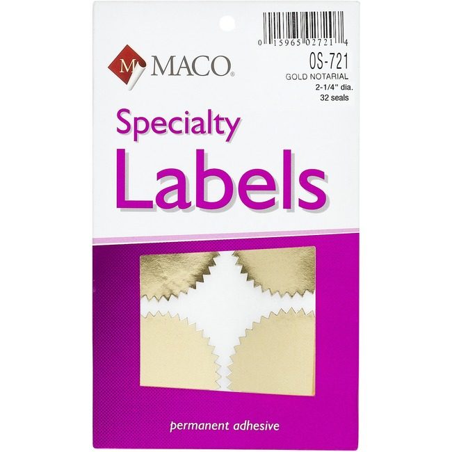 Chartpak, Inc. Maco Seal Notary Foil 2.125" MACOS-721