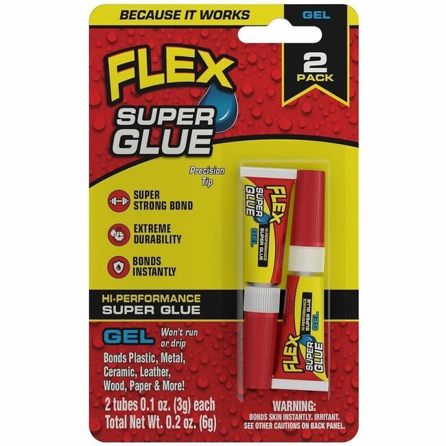 Swift Response, LLC Flex Seal Glue Super Gel Tube 2 Pack FLXSGGEL2X3