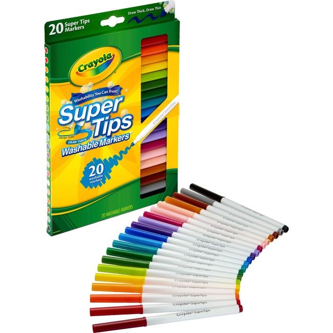Crayola LLC Marker Washable Supertip CYO58-8106