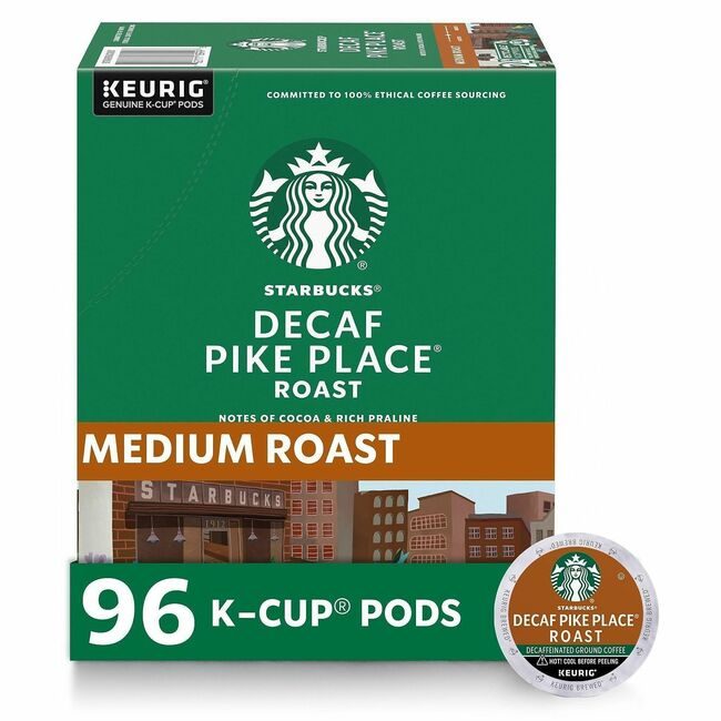Seattle's Best Coffee Starbucks Coffee Company Seattle's Best Kcup Pikeplace Decaf 24 Count SBK12434952CT