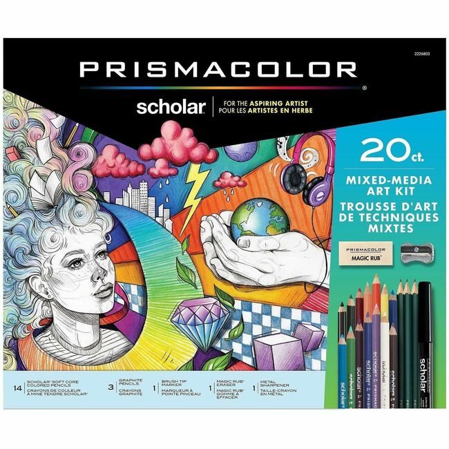 Sharpie / Expo / Prismacolor / Sanford Newell Brands / Sanford Sharpie / Expo / Prismacolor / Pencil Scholar Mixed 20 Count SAN2226803
