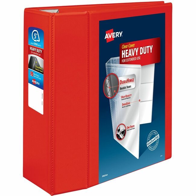 Avery Products Corporation Binder View Hd Ezd 5" Red AVE79327