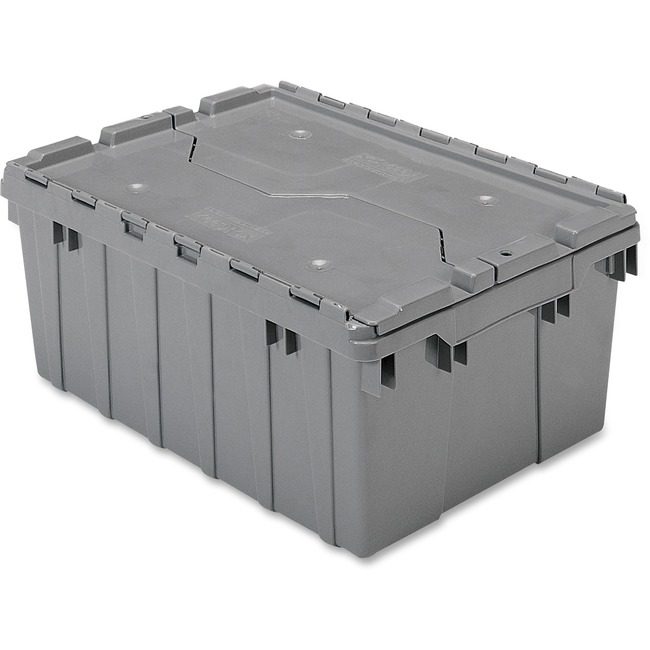 Akro-Mils Box 8.5 GAL Attached Lid AKM39085GREY