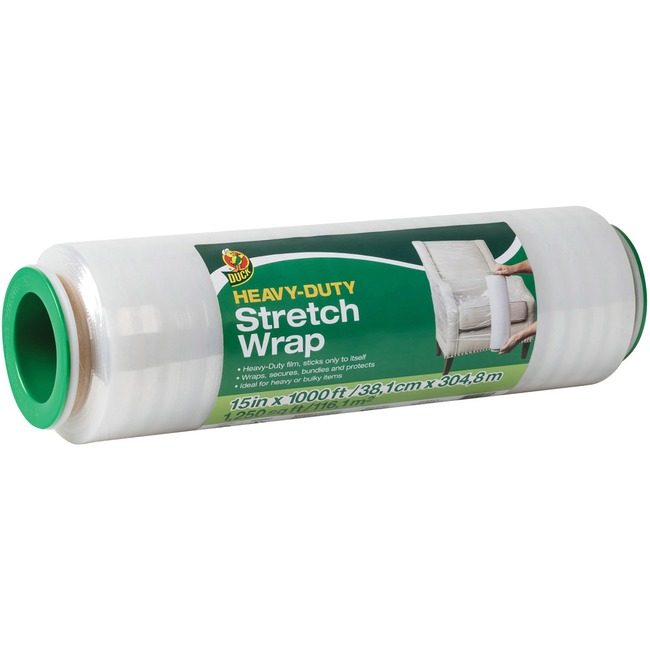 Shurtape Technologies Duck Brand Wrap Hd Stretch 15X1000 Clear DUC285709