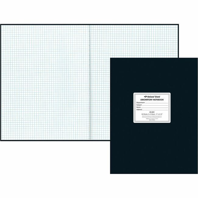 Dominion Blueline, Inc. Schneider Vizz Notebook Lab 5X5 BK60CT RED43591