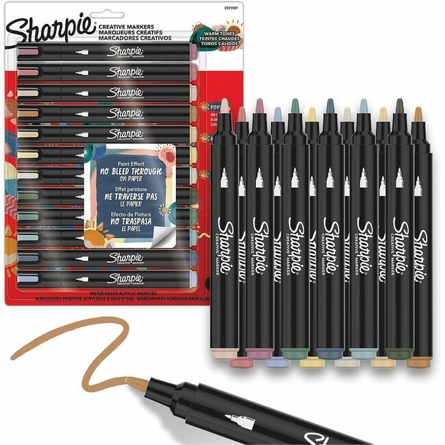 Sharpie / Expo / Prismacolor / Sanford Newell Brands / Sanford Sharpie / Expo / Prismacolor / Marker Shrp Bullcreate 12 Count SAN2221937