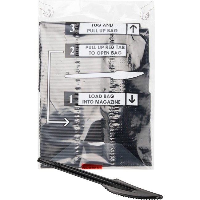 Mind Reader Products Cutlery Knife Refills Black EMSPKNIFE100