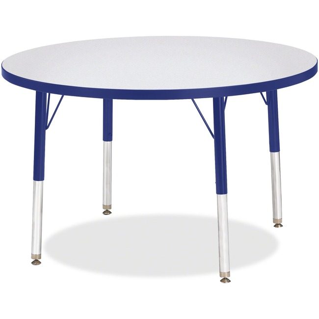 Jonti-Craft, Inc. Table Activity 36"RND Gy/Be JNT6488JCE003