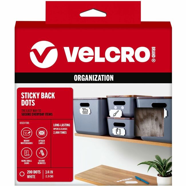 VELCRO Brand Velcro Companies Brand Fastener Hk&Lp We 200 Count VEK91824