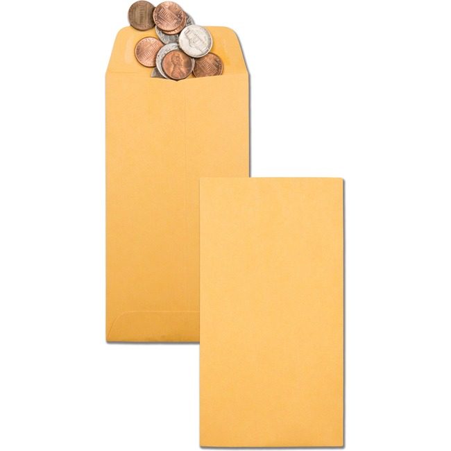 Quality Park Products Envelope Coin #7 Kraft QUA50762