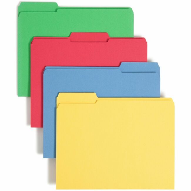 Smead Manufacturing Co. Folder File Letter 1/3 AST Assorted SMD11641