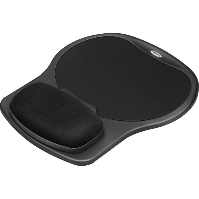 Fellowes Brands Wristrest Gel W/Msepad Black FEL93730