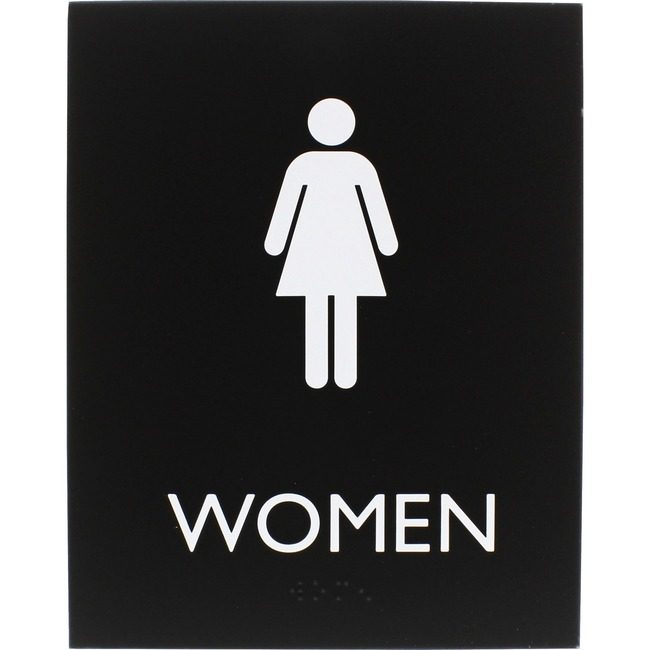 Lorell Sign 8.5X6.75 Ada Wmns Rr LLR02665