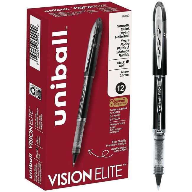Mitsubishi Pencil Co. / uni-ball Pen Ub Visionelite 0.5MM Black UBC69000
