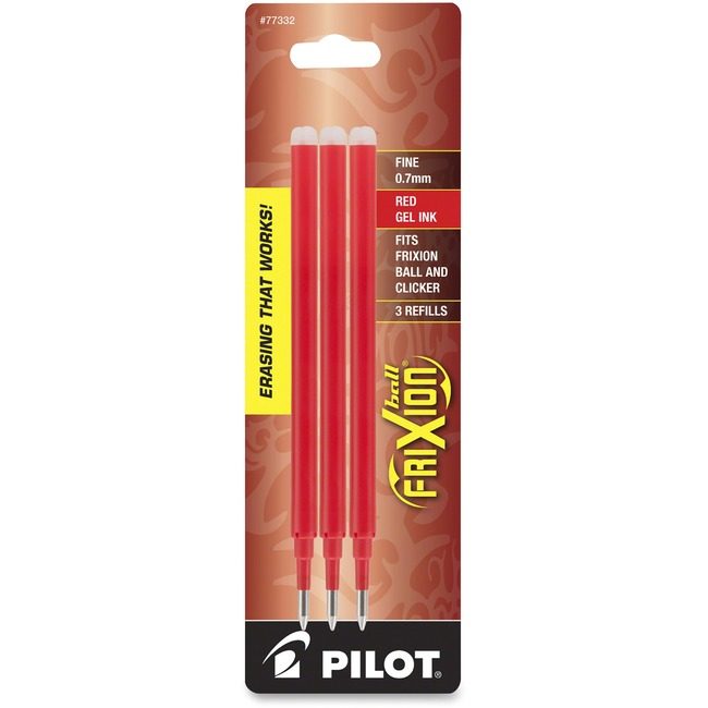 Pilot Corporation of America Refill Frixion 3/PK Red PIL77332
