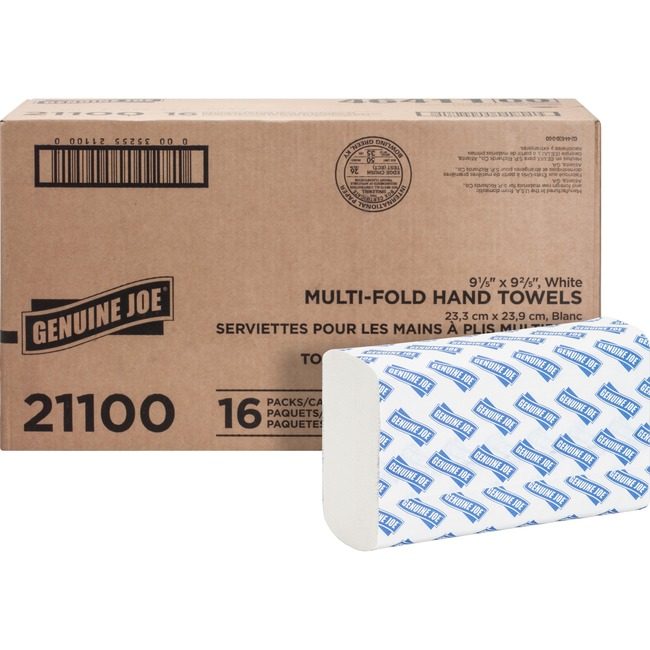 Genuine Joe Towel Multifold We 250/PK GJO21100PL