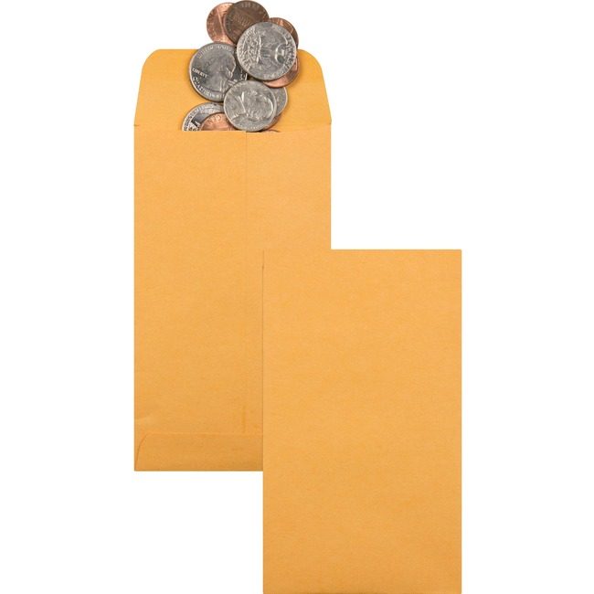 Quality Park Products Envelope Coin #5.5 Kraft QUA50562