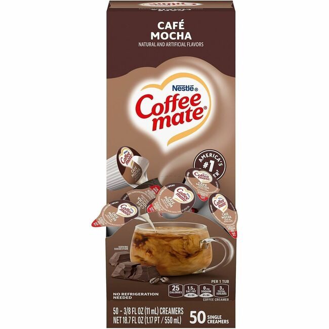 Nestlé Coffee mate Creamer Cafe Mocha 50 Count NES35115