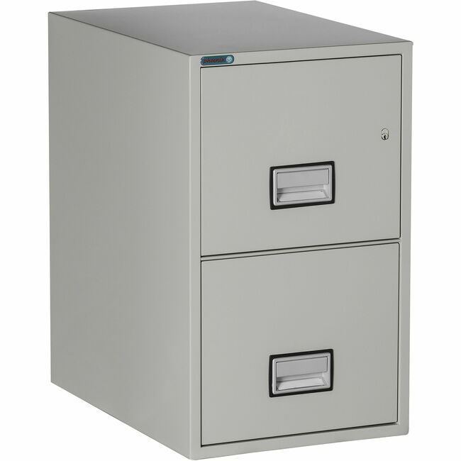 Phoenix Safe File Vert 2DR 25DEP Letter Gray PXSLTR2W25LG