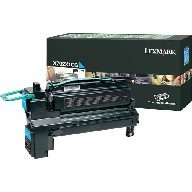 Lexmark International Toner X792 Rtn P Cyn 20K LEXX792X1CG