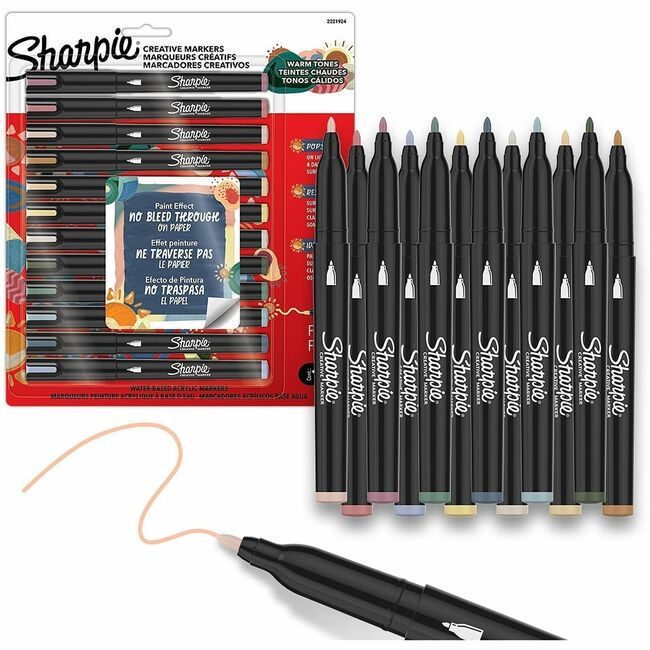 Sharpie / Expo / Prismacolor / Sanford Newell Brands / Sanford Sharpie / Expo / Prismacolor / Marker Shrp Finecreate 12 Count SAN2221924