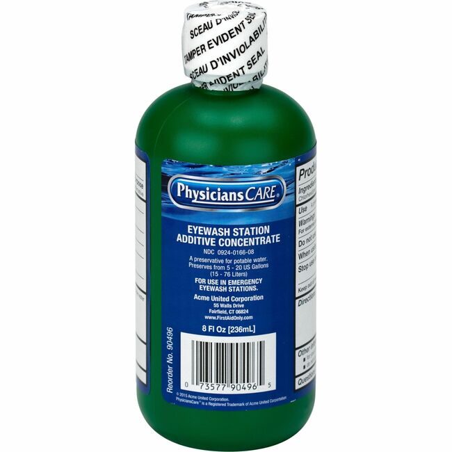 Acme United Corporation First Aid Only Additive Eyewash 8Z 5-20GAL FAO90496