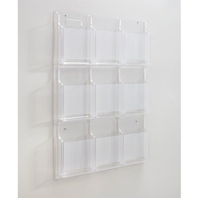 Safco Products Display Magazine 9 PKT Clear SAF5603CL
