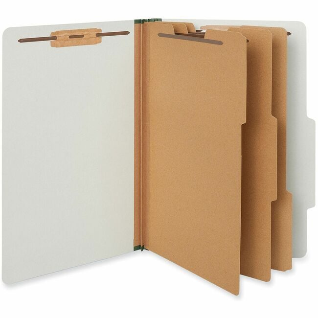 Universal Office Products Folder Psbd 8 SEC Legal Gray UNV10297