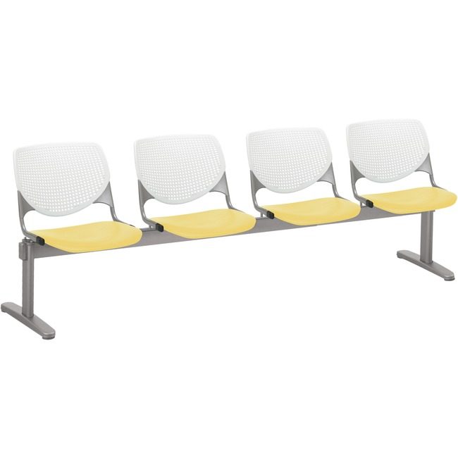 KFI Seating Beamseat 4SEAT White/Yel KFI2300BEAM4812