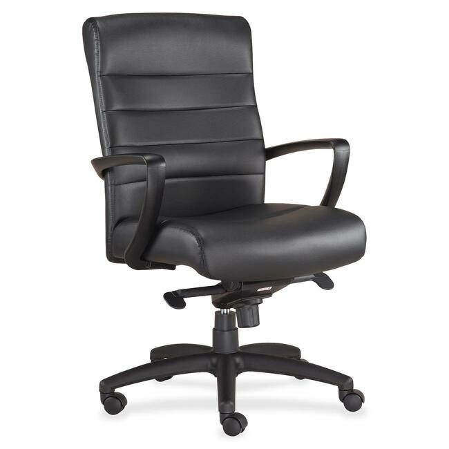 Eurotech Seating Manchester Blk Midbk EUTLE255BLK