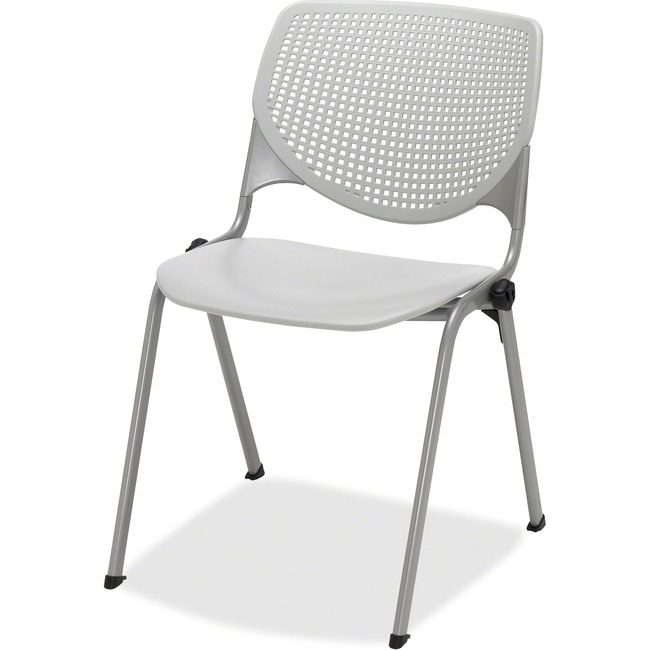 KFI Seating Polyprop Stack Chair Gray KFI2300SLP13