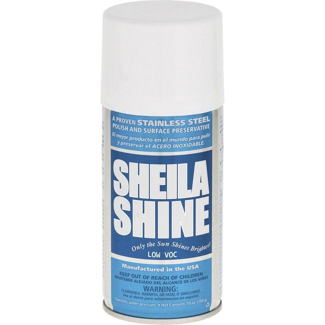 Sheila Shine Polish Cleaner Stainlss Stl SSISSCA10CT