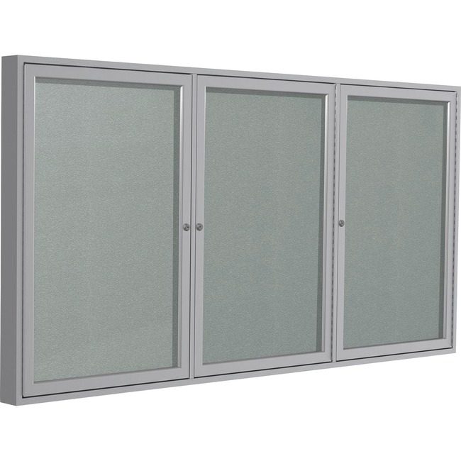 Ghent Manufacturing Board Enc 3DR Alm 48X72 Slv GHEPA34872VX193