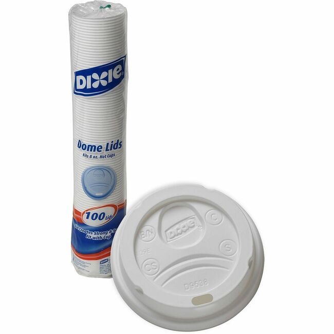 Georgia-Pacific Dixie Lids White DXE9538DX