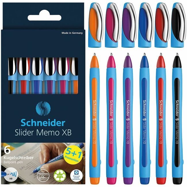 Dominion Blueline, Inc. Schneider Vizz Memo B-Pen Assorted X6 Xb RED150296