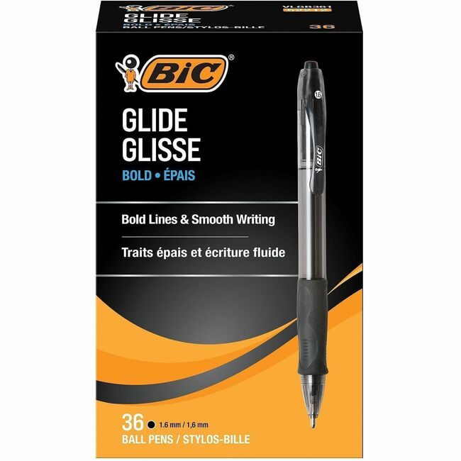 BIC Corporation Pen Velocity Bp Bld Black 36 Count BICVLGB361BK