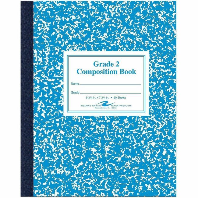 Roaring Spring Paper Products Book Composition GRADE 2 Be ROA77921CT