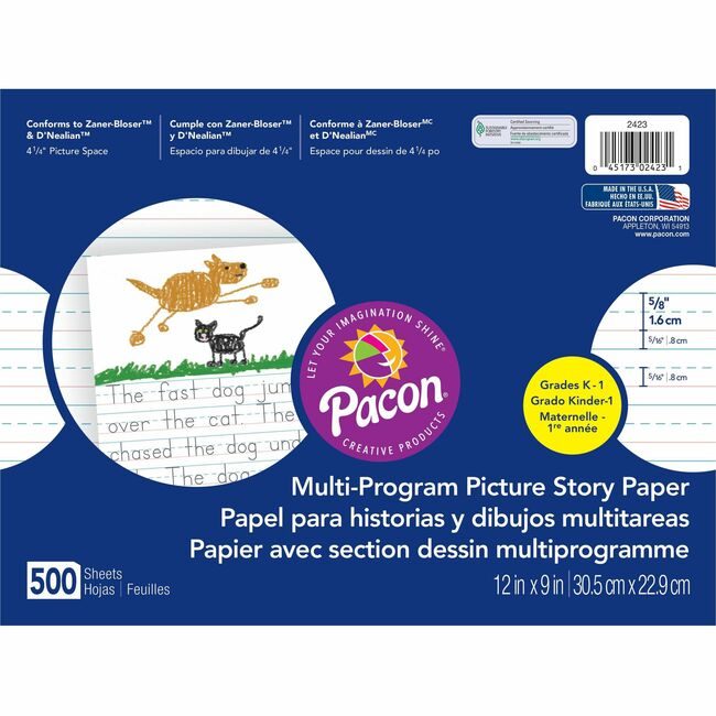 Pacon Corporation Paper Hndwrt Picture Story PAC2423