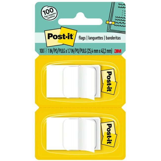 3M Company Flags Post-It 1" 100 Count We MMM680-WE2