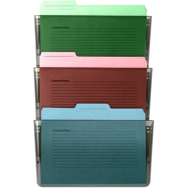 Officemate File Wall Letter Smk 3 Pack OIC21421