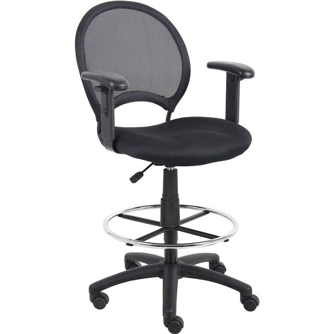 Boss Office Products Mesh Drafting Stool BOPB16216
