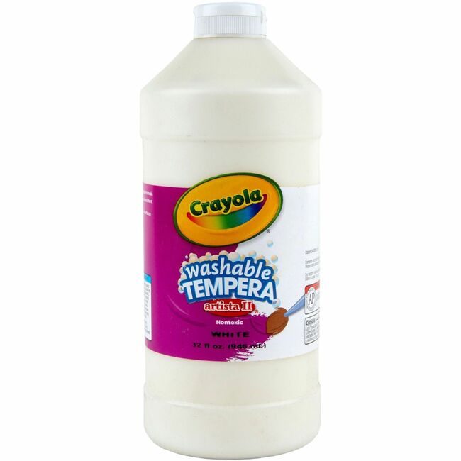 Crayola LLC Paint Tmpra Wsh 32 OZ White CYO543132053