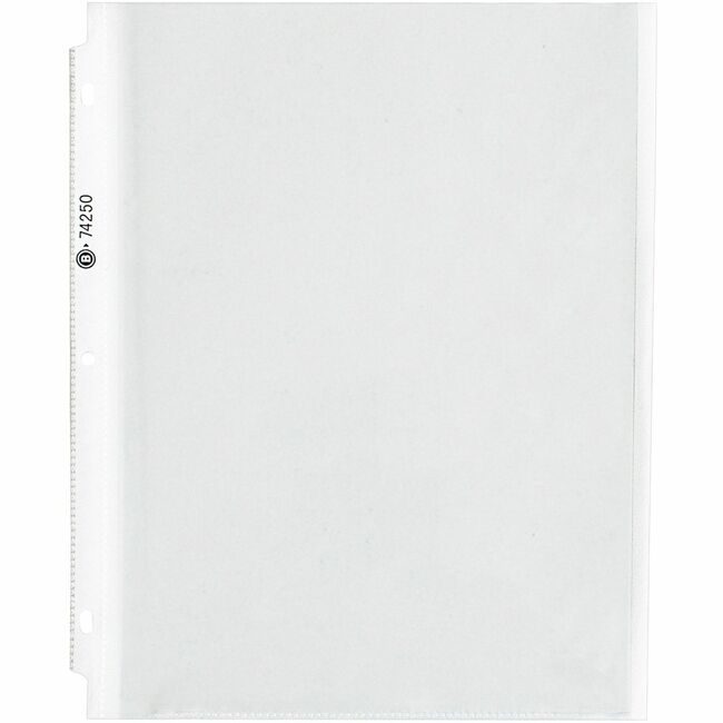 Business Source Protector Sheet Hicap Hw Clear BSN74250