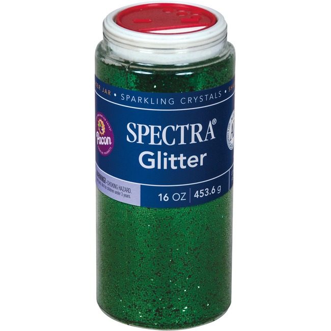 Pacon Corporation Glitter Spectra 16OZ Green PAC91760