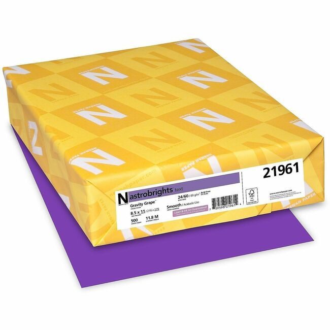 Neenah Paper, Inc. Astrobrights Astrobrt 24# Grvty Gr WAU21961