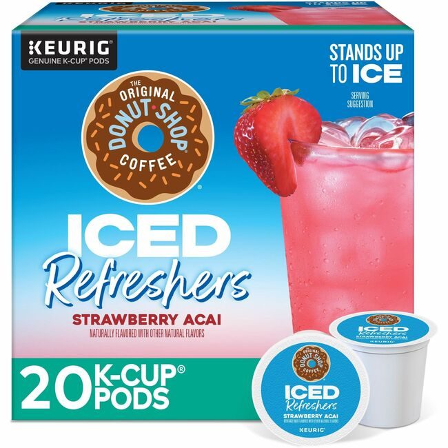 Keurig Dr Pepper / Green Mountain Coffee Roasters Refresher F/Ice Straw 20 GMT0237