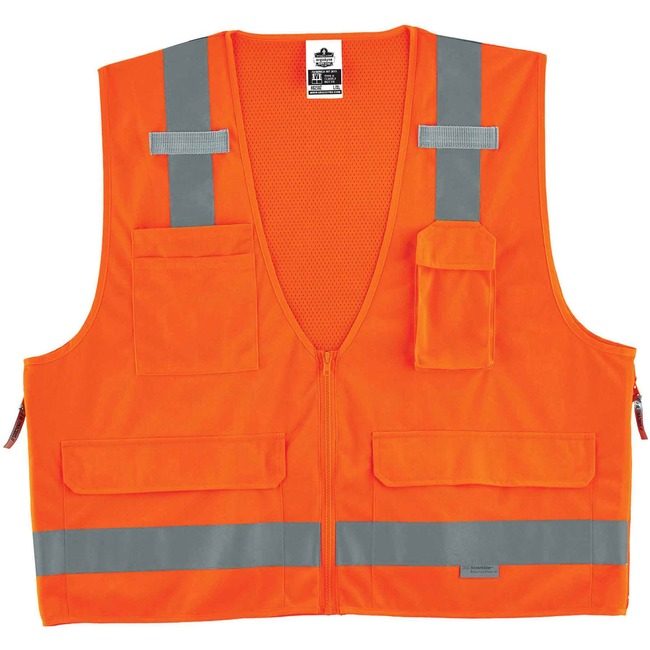 Ergodyne Vest Surveyors L/Xl Orange EGO21415