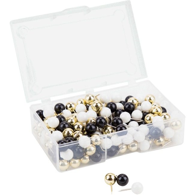 U Brands Pushpin 200/PK Sphere Assorted UBR3084U06-24