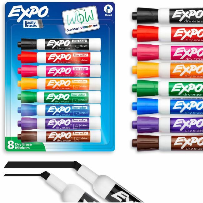 Sharpie / Expo / Prismacolor / Sanford Newell Brands / Sanford Sharpie / Expo / Prismacolor / Marker Chisel Assorted 8 Count SAN80678A